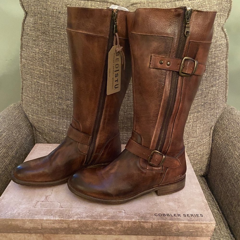 Bed Stu Lug Wide Calf Boots